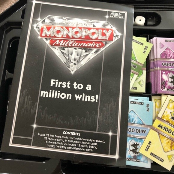 Monopoly Millionaire Family Friendly Board Game Strategy - Picture 4 of 5
